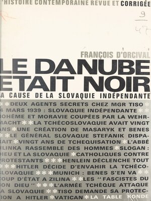 cover image of Le Danube était noir